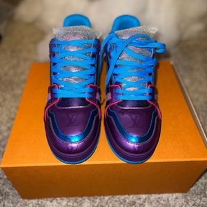 Blue Louis Vuitton TRAINER SNEAKER